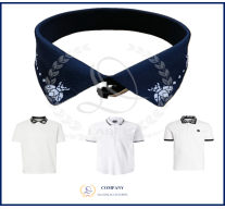 BO CỔ/ TAY ÁO POLO - JACQUARD CHỮ